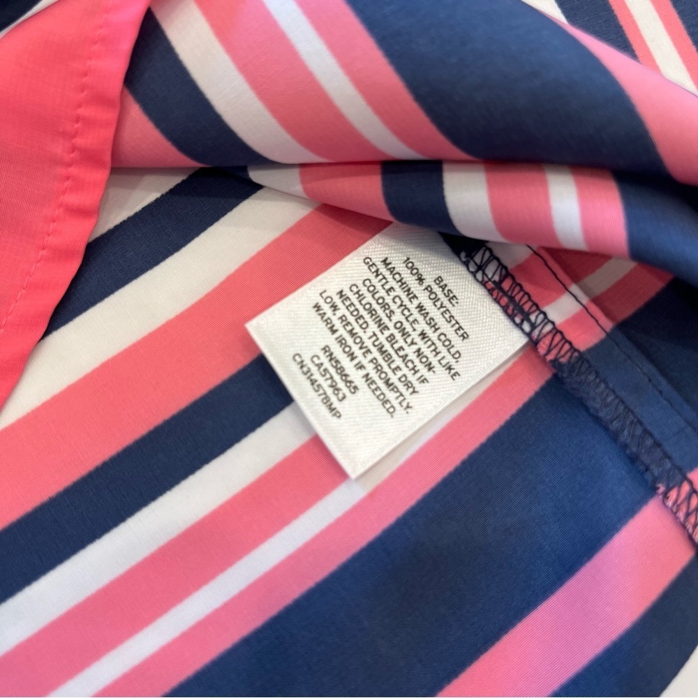 NEW Caslon | Mini‎ Shift Dress | Blue, White Pink Stripes | Women's Size Small - Picture 6 of 11